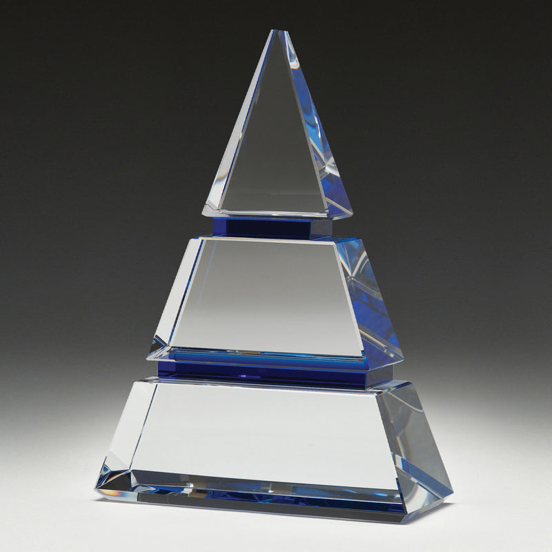 Blue Pyramid Crystal 195mm