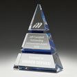 Blue Pyramid Crystal 195mm