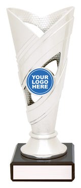 Curve Cups - Silver / Black 170mm