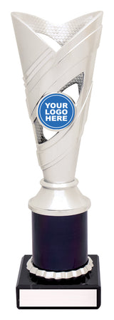 Curve Cups - Silver / Black 225mm