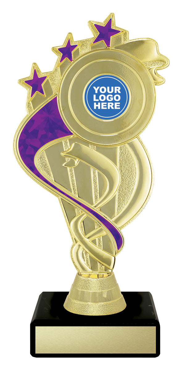 Purple Ribbon Star 180mm