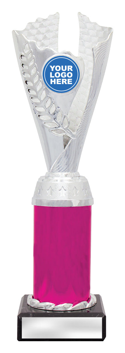 Spirit Cups - Silver / Pink 250mm