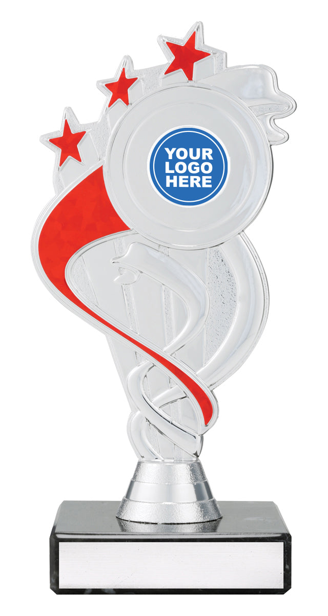 Silver Ribbon Star 180mm