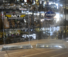 Custom Digitally Printed Glass Sales Awards