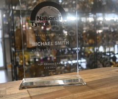 Custom Digitally Printed Glass Sales Awards image 5