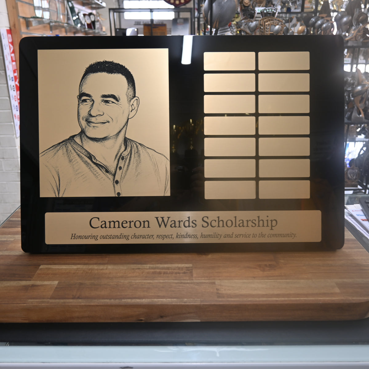 Custom Perpetual Memorial Award