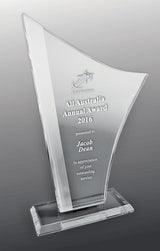 Designer Sandblasted Glass - Sail