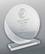 Designer Sandblasted Glass - Circle