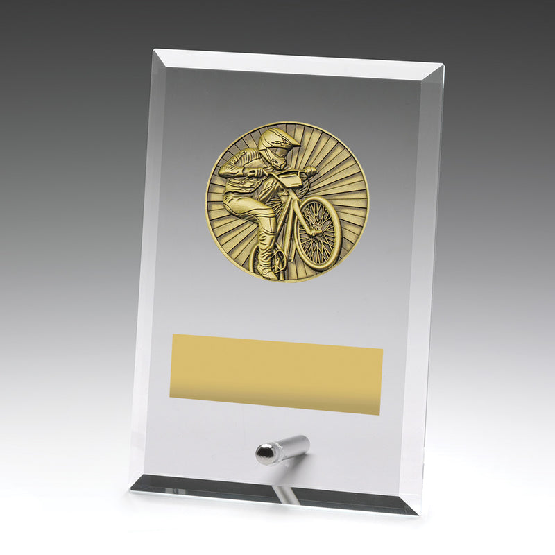 Glass Plaques - BMX 150mm