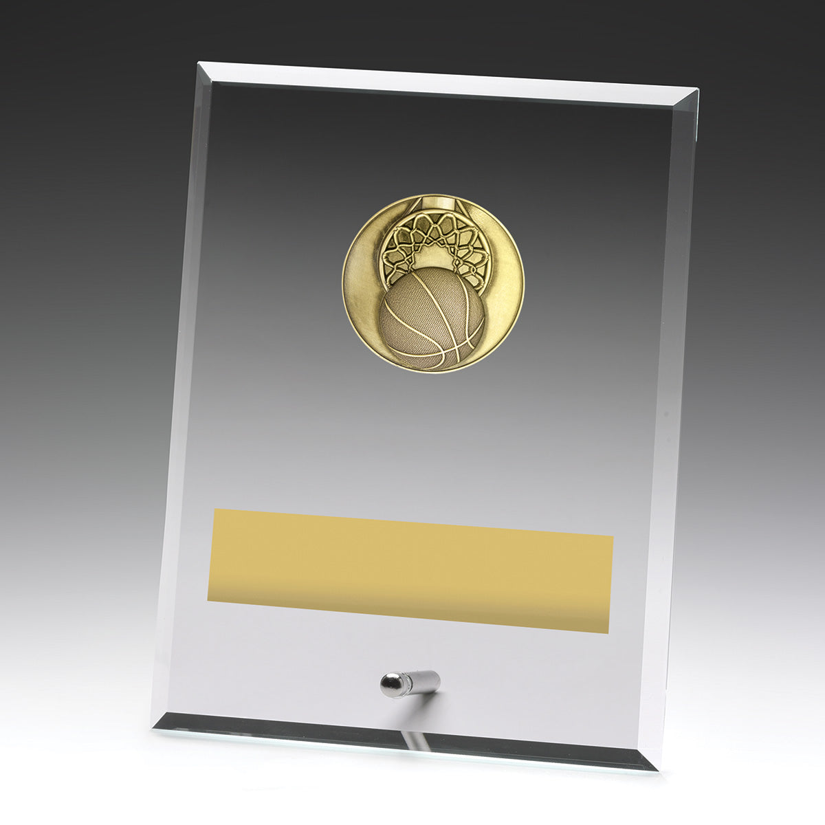 Glass Plaques - Basketball 200mm
