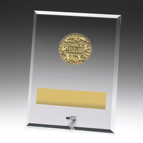 Glass Plaques - Track & Field 200mm