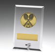 Glass Plaques - Badminton 150mm