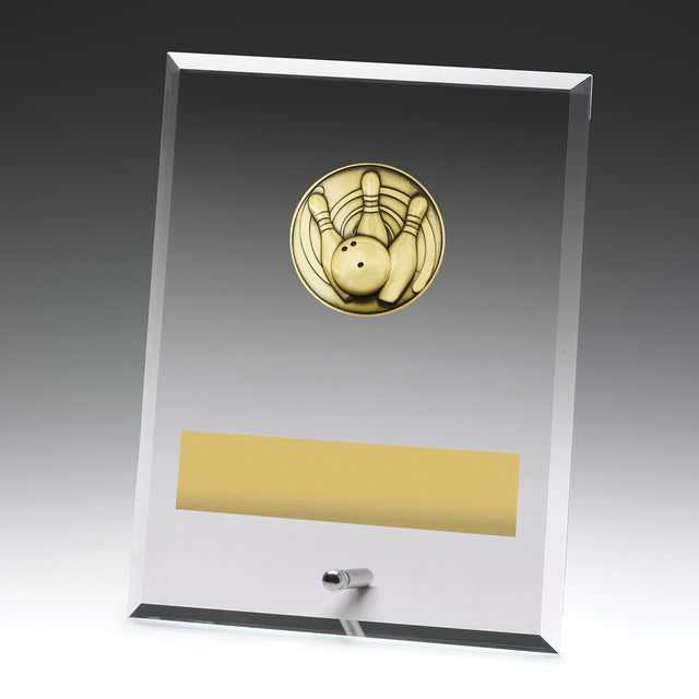Glass Plaques - Tenpin 200mm