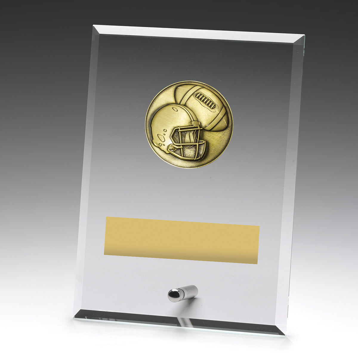 Glass Plaques - American Football 175mm