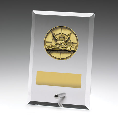 Glass Plaques - Go Kart 150mm