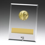 Glass Plaques - Water Polo 200mm