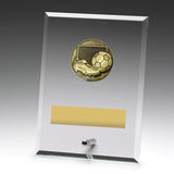 Glass Plaques - Football 175mm