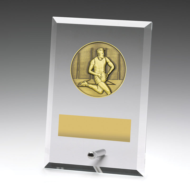 Glass Plaques - Male 150mm