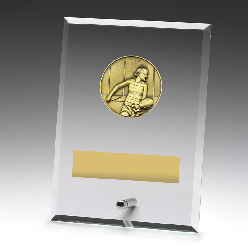 Glass Plaques - Female 175mm