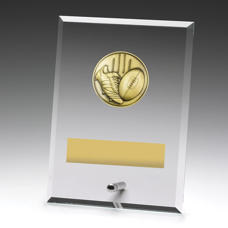 Glass Plaques - Aussie Rules 175mm