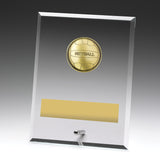 Glass Plaques - Netball 200mm