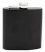 Laserable Matte Black Flask 6oz