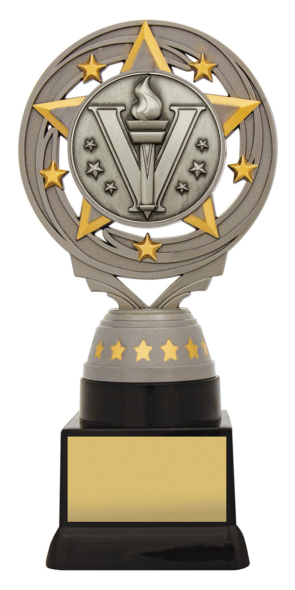 Silver Achievement Torch 180mm