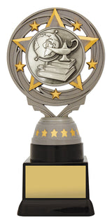 Silver Academic Torch 180mm