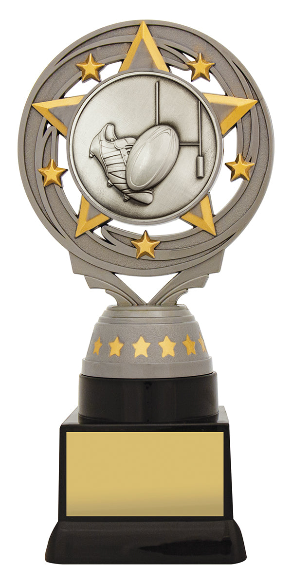 Silver Rugby Torch 180mm