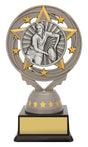 Silver Female Rugby Torch 150mm