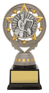 Silver Female Rugby Torch 165mm