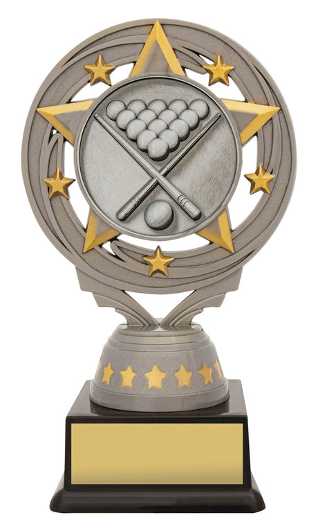 Silver Pool / Snooker Torch 150mm