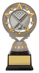 Silver Pool / Snooker Torch 165mm