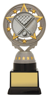Silver Pool / Snooker Torch 180mm