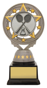 Silver Badminton Torch 165mm