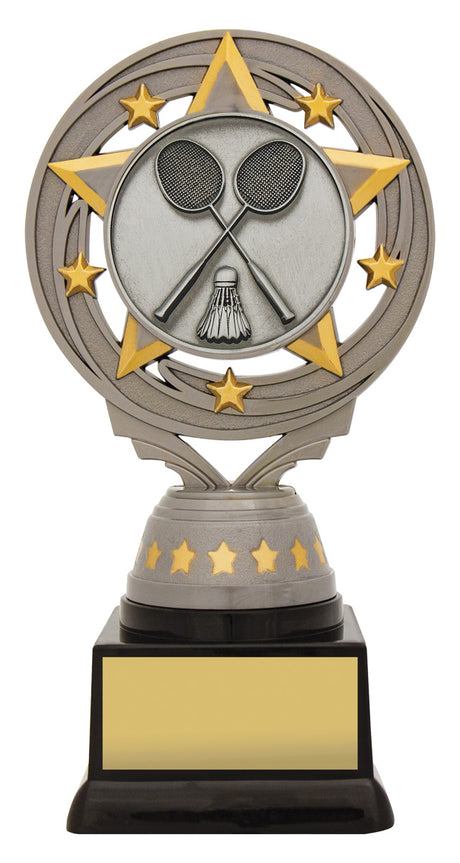 Silver Badminton Torch 165mm