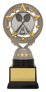 Silver Badminton Torch 180mm