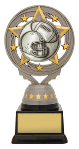 Silver American Football Torch 165mm