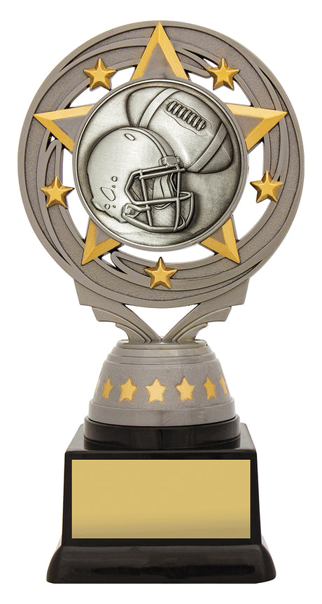 Silver American Football Torch 165mm