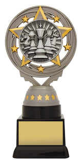 Silver Chess Torch 180mm