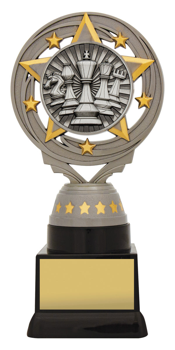 Silver Chess Torch 180mm