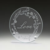 Glass Coaster - Circle 100mm