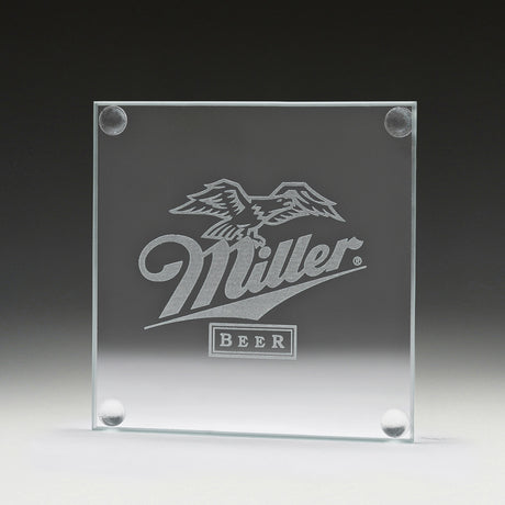 Glass Coaster - Square 100mm