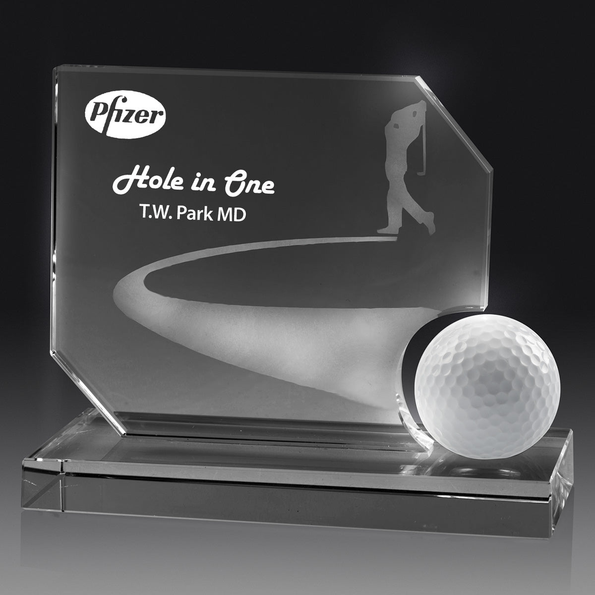 Ball Glass Pedestal 130mm