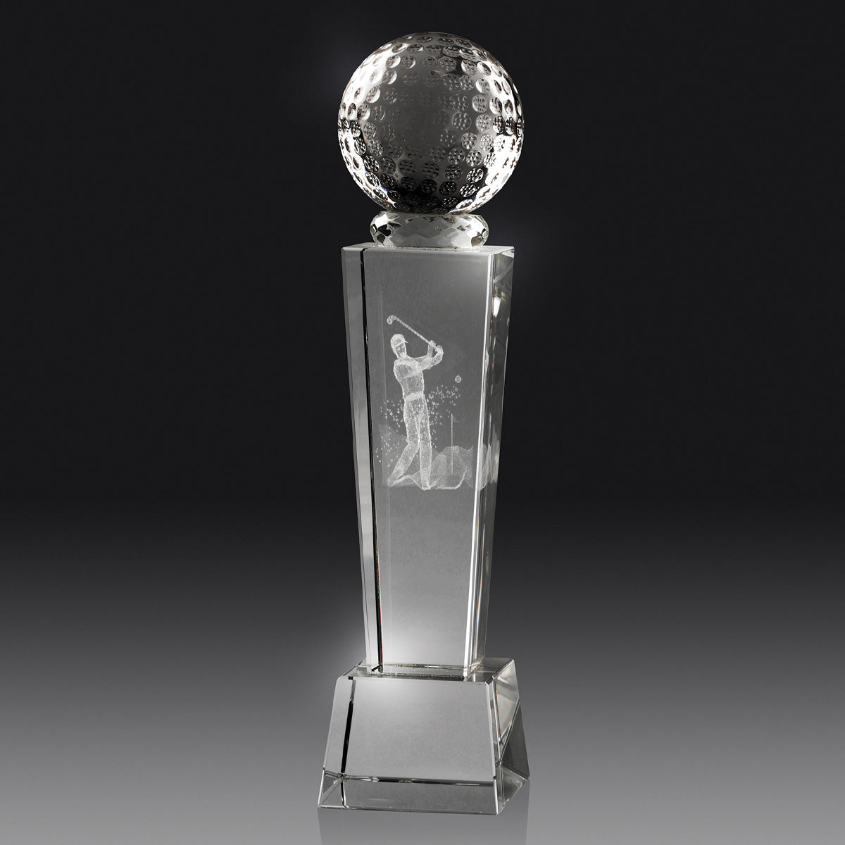 Golf Crystal Hologram Tower 220mm