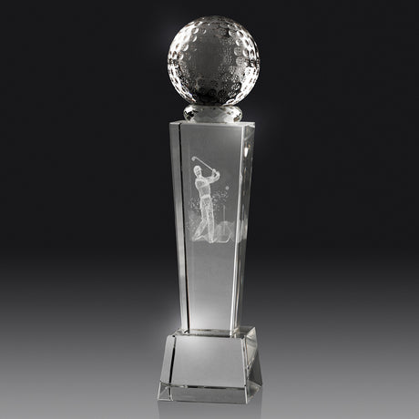 Golf Crystal Hologram Tower 220mm