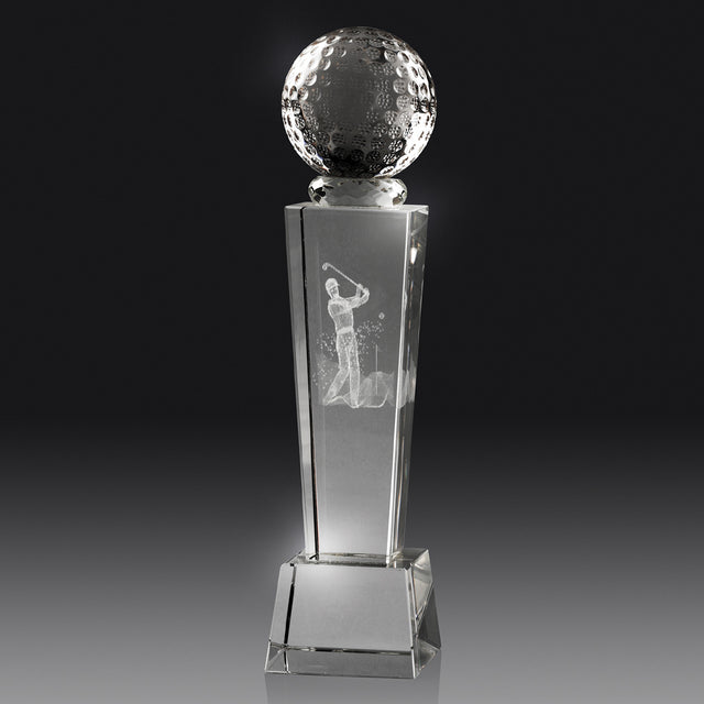 Golf Crystal Hologram Tower 220mm