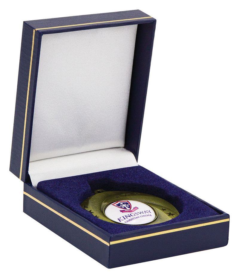 Keepsake Medal Case - 50mm Blue