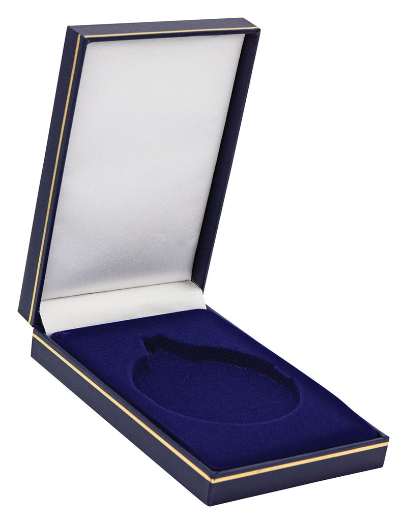 Keepsake Medal Case - 70mm Blue