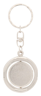 Spinning Silver Keychain 45mm